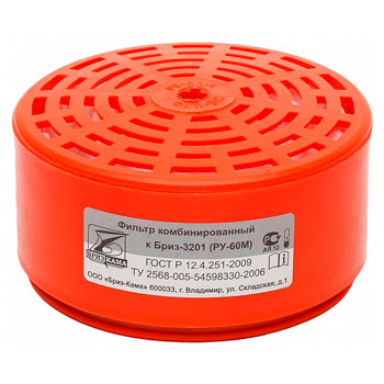 Фильтр к респиратору Бриз-3201 (РУ-60) К1Р1